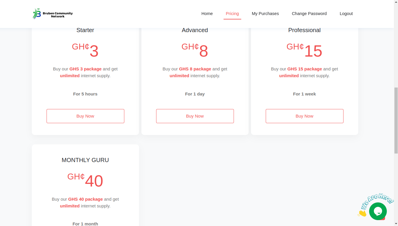 Payment portal interface